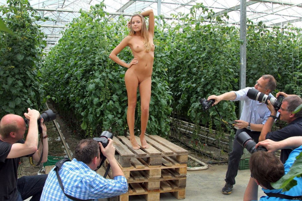 Katya Klover in public places