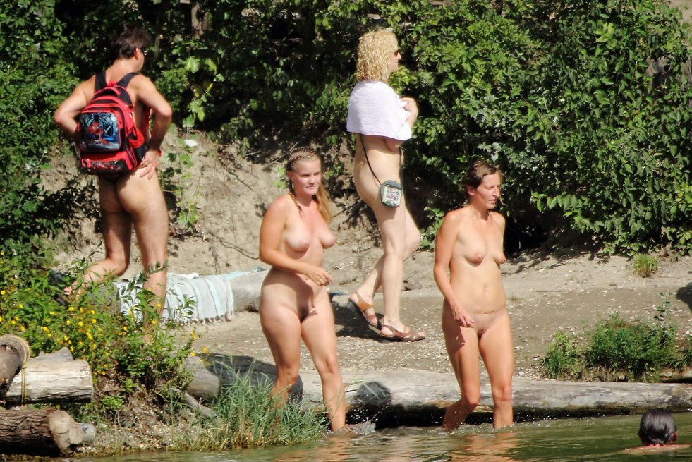 Naked Ukrainian families