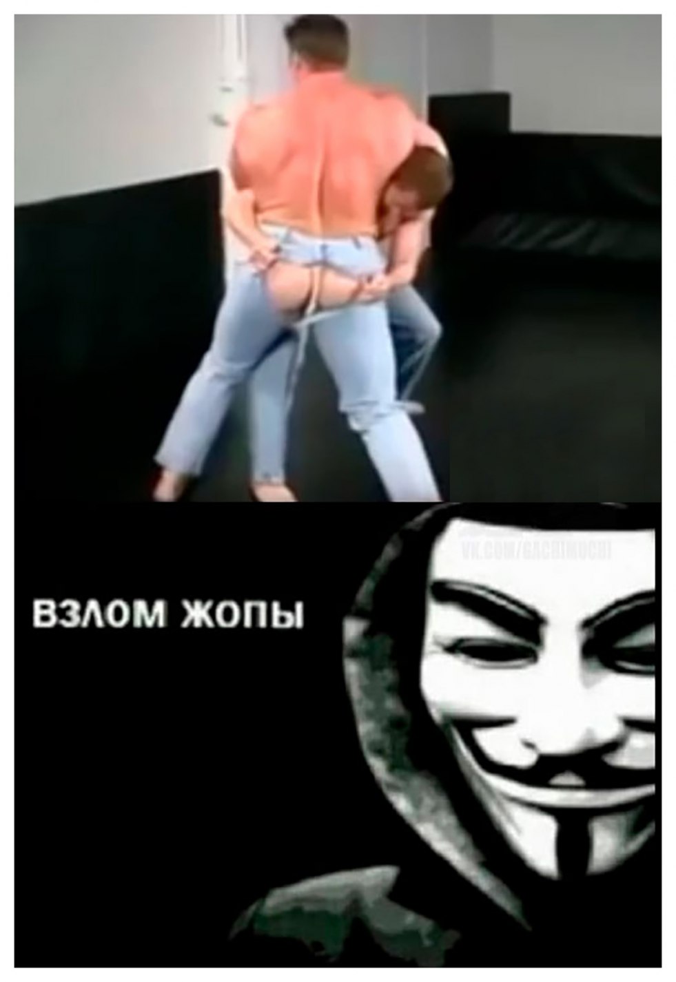 Naked girls in medical masks