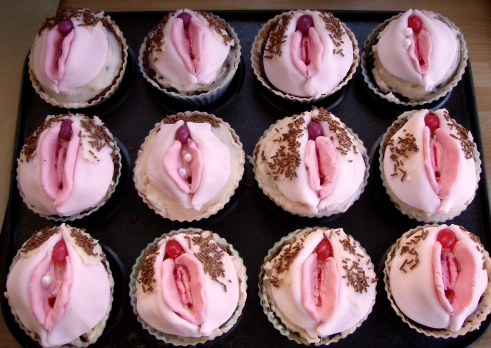 Sweets in the form of vagina