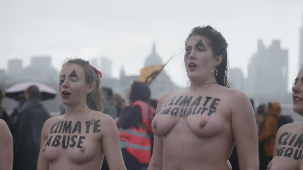 Protest of Great Britain Naked