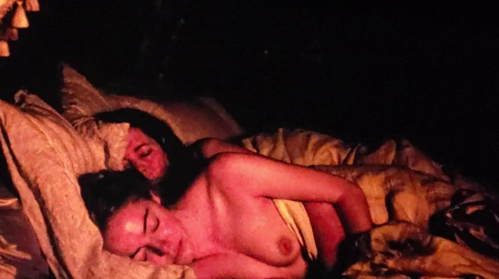 Naked mistress Emma Stone in the film