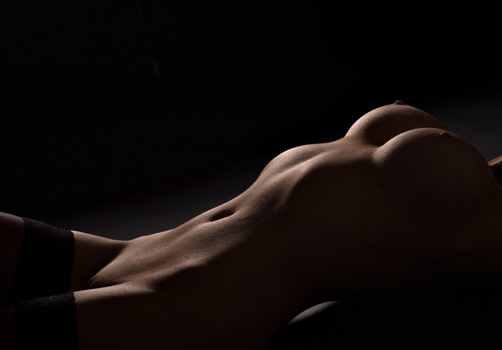 Beautiful female body nude