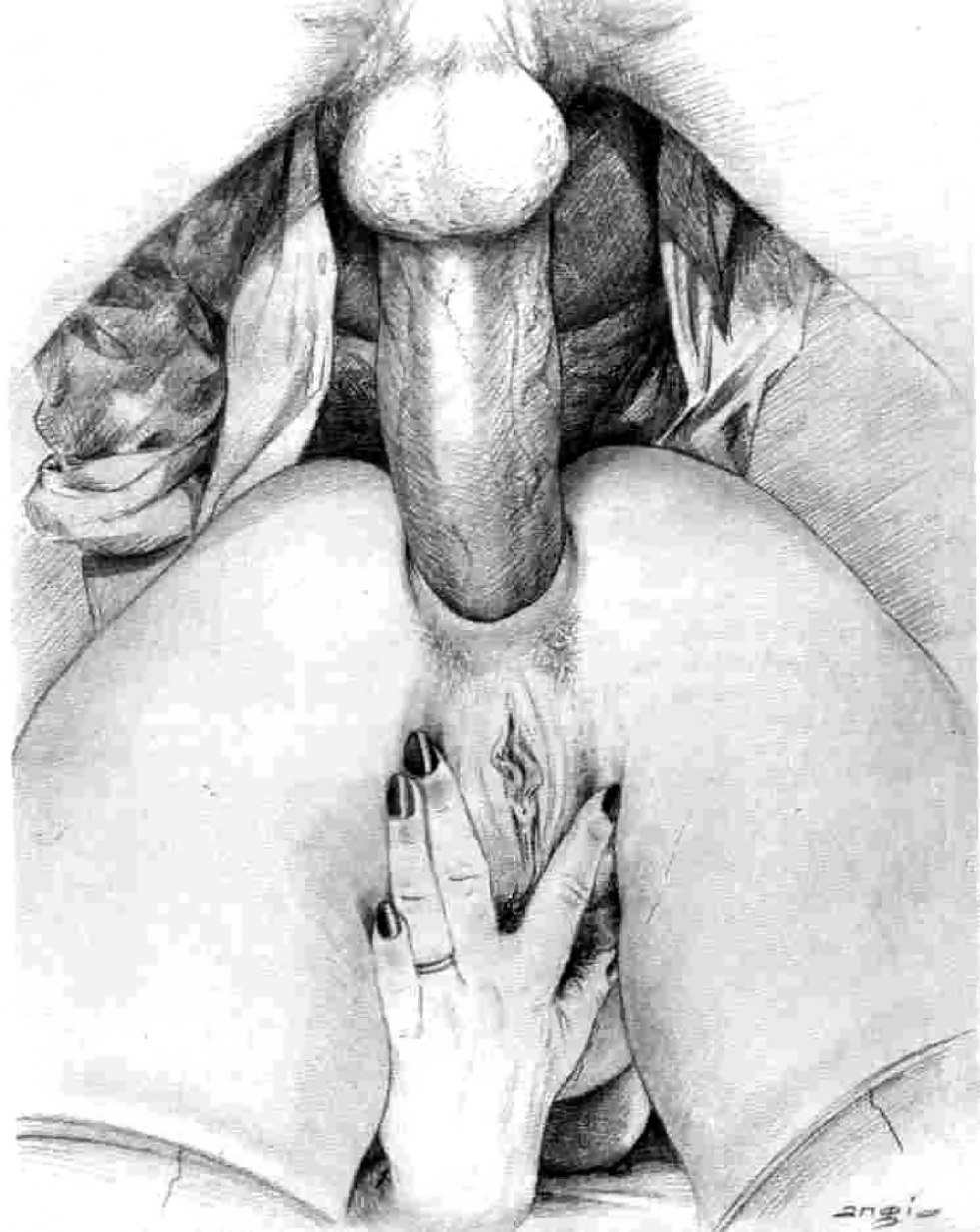 Pornographic drawings Pencil