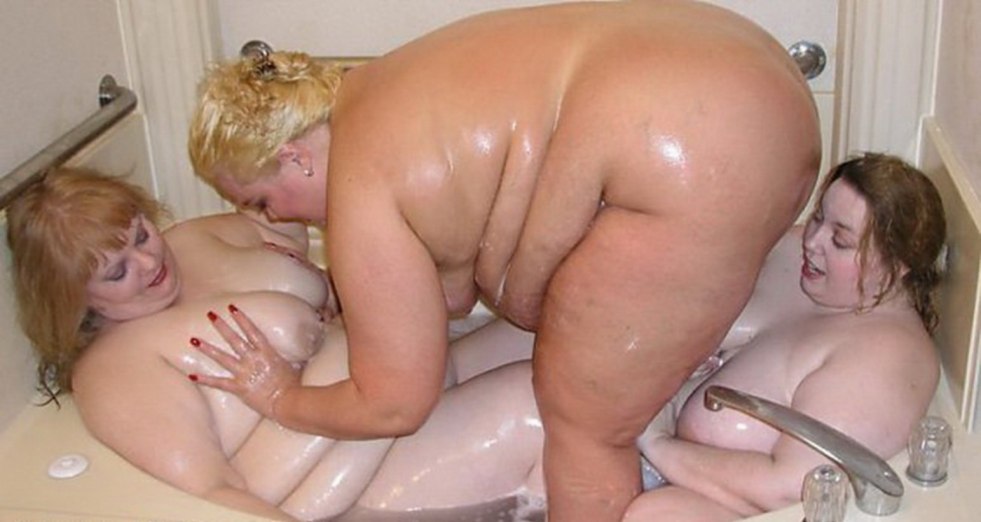 Naked old women in the toilet