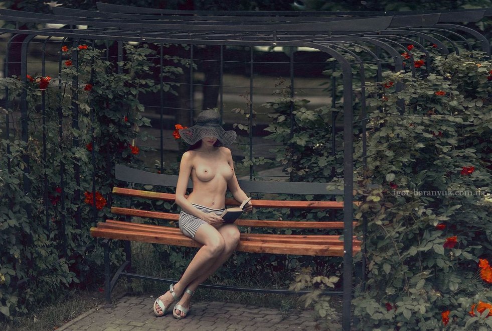 Bare beauty caught unawares