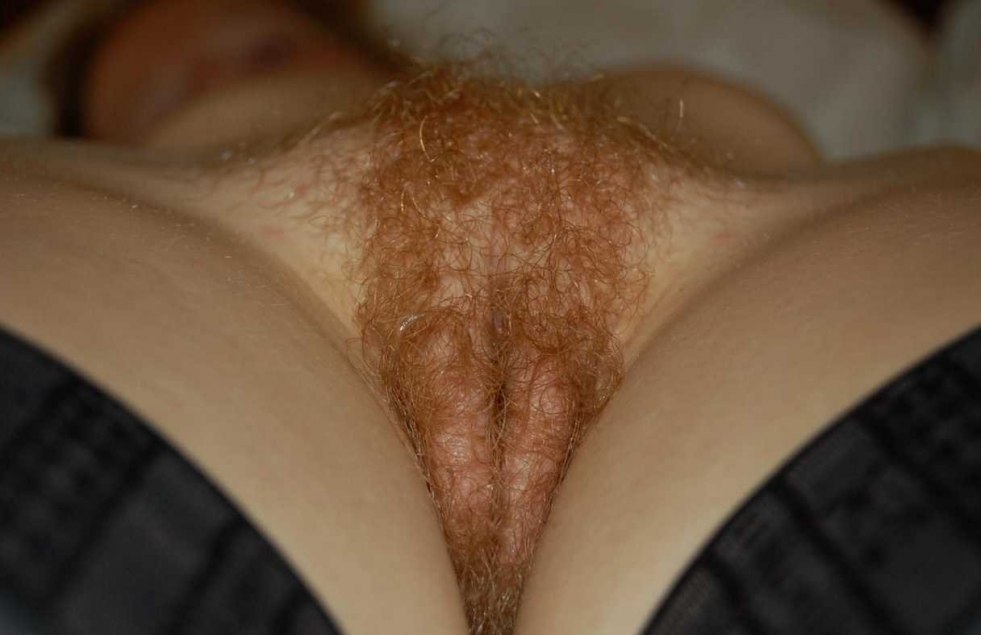 Lit up unshaven puboc