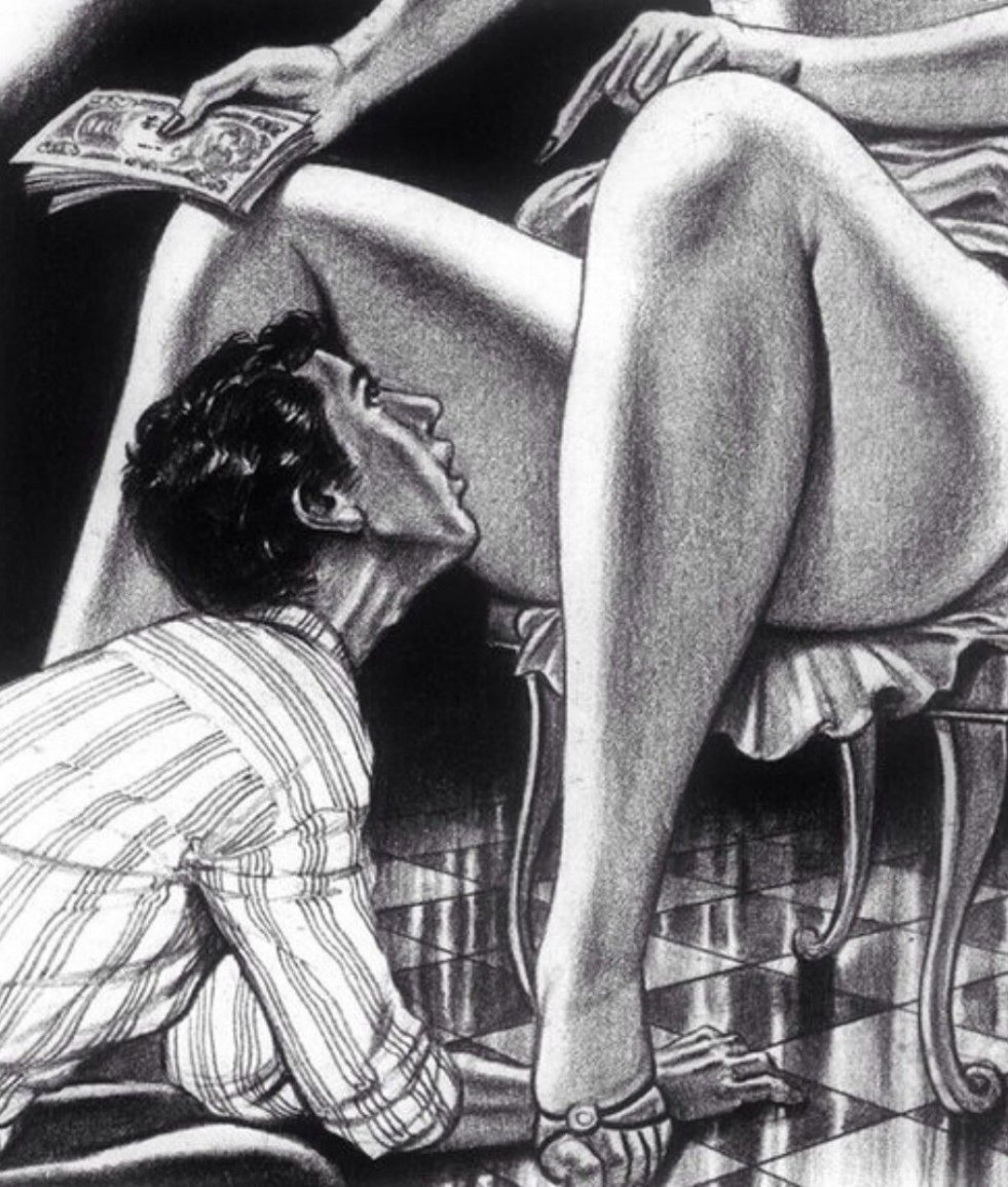 Beautiful gentle cunnilingus