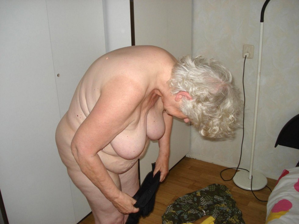 Drunk naked older old women