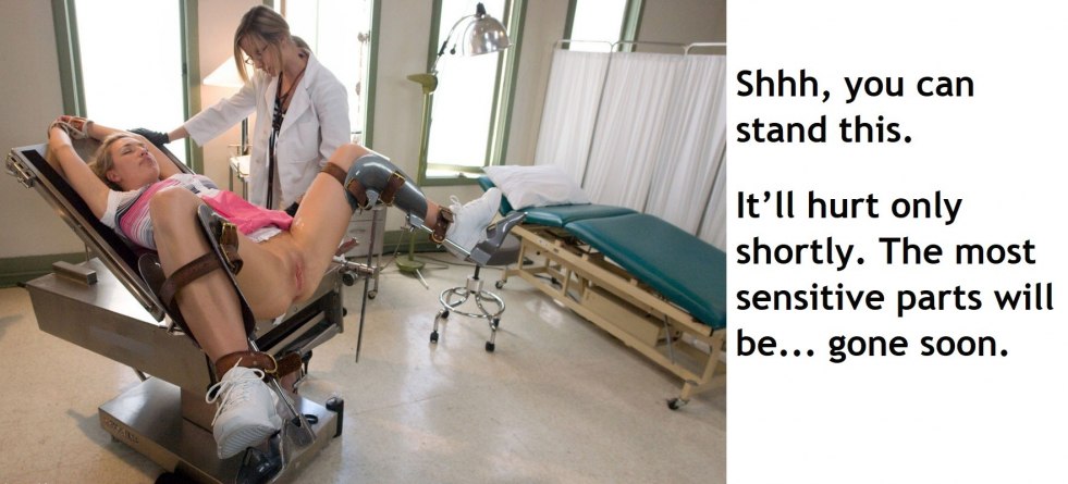 BDSM on the gynecological chair