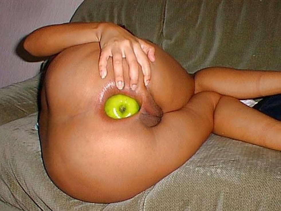 Big fruit in anus