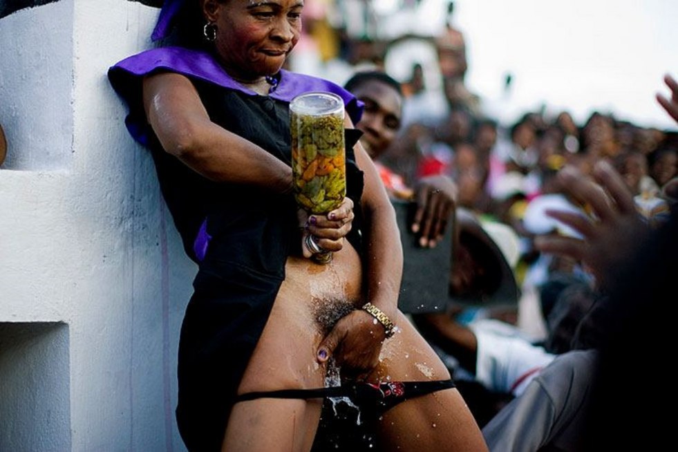 Haiti ritual voodoo naked