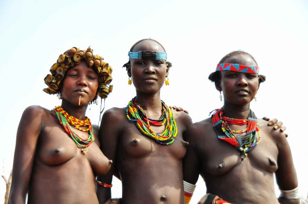 Naked African women