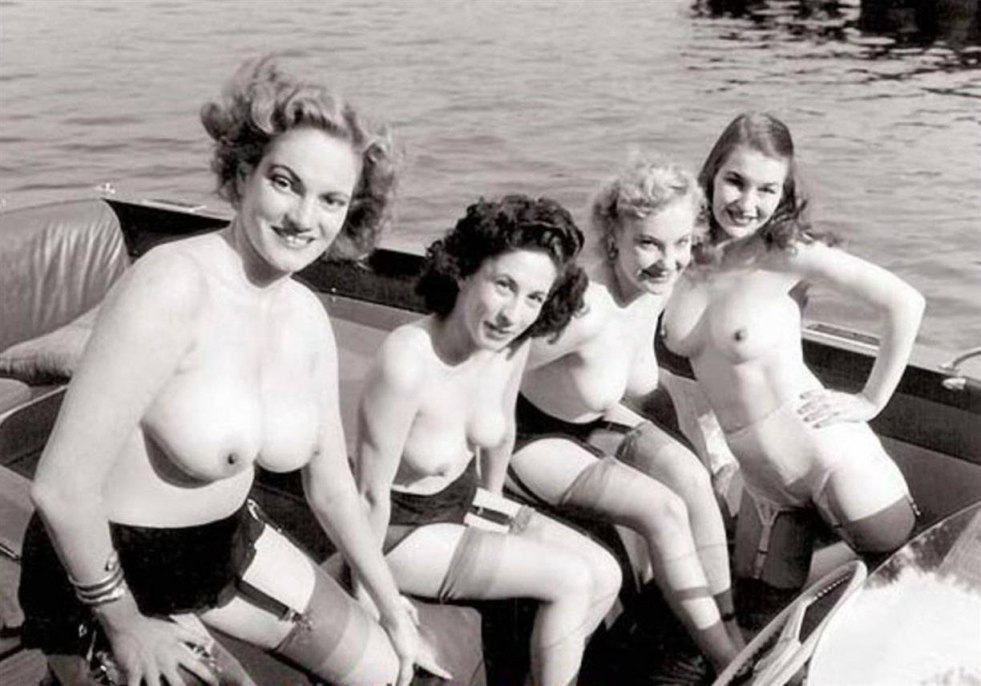 Soviet women topless