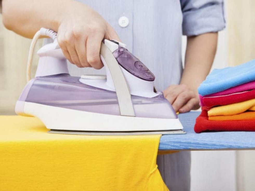 Housekeepers in stockings without panties