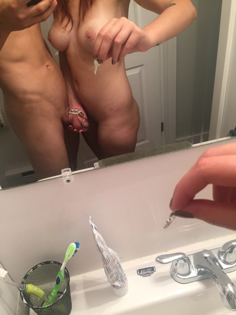Home Fuck in front of a mirror