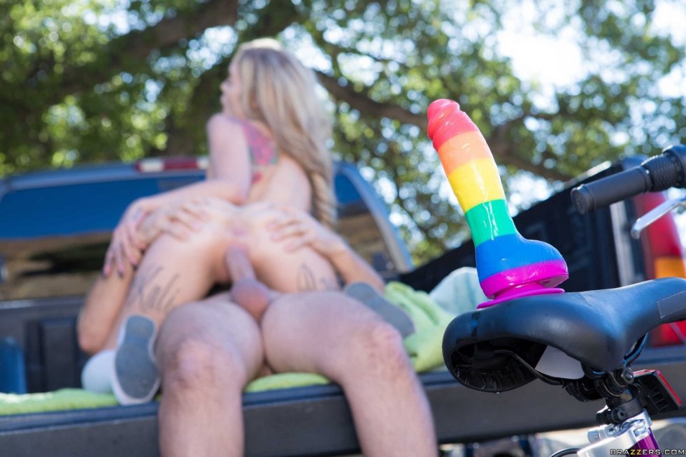 Masturbation by cycling