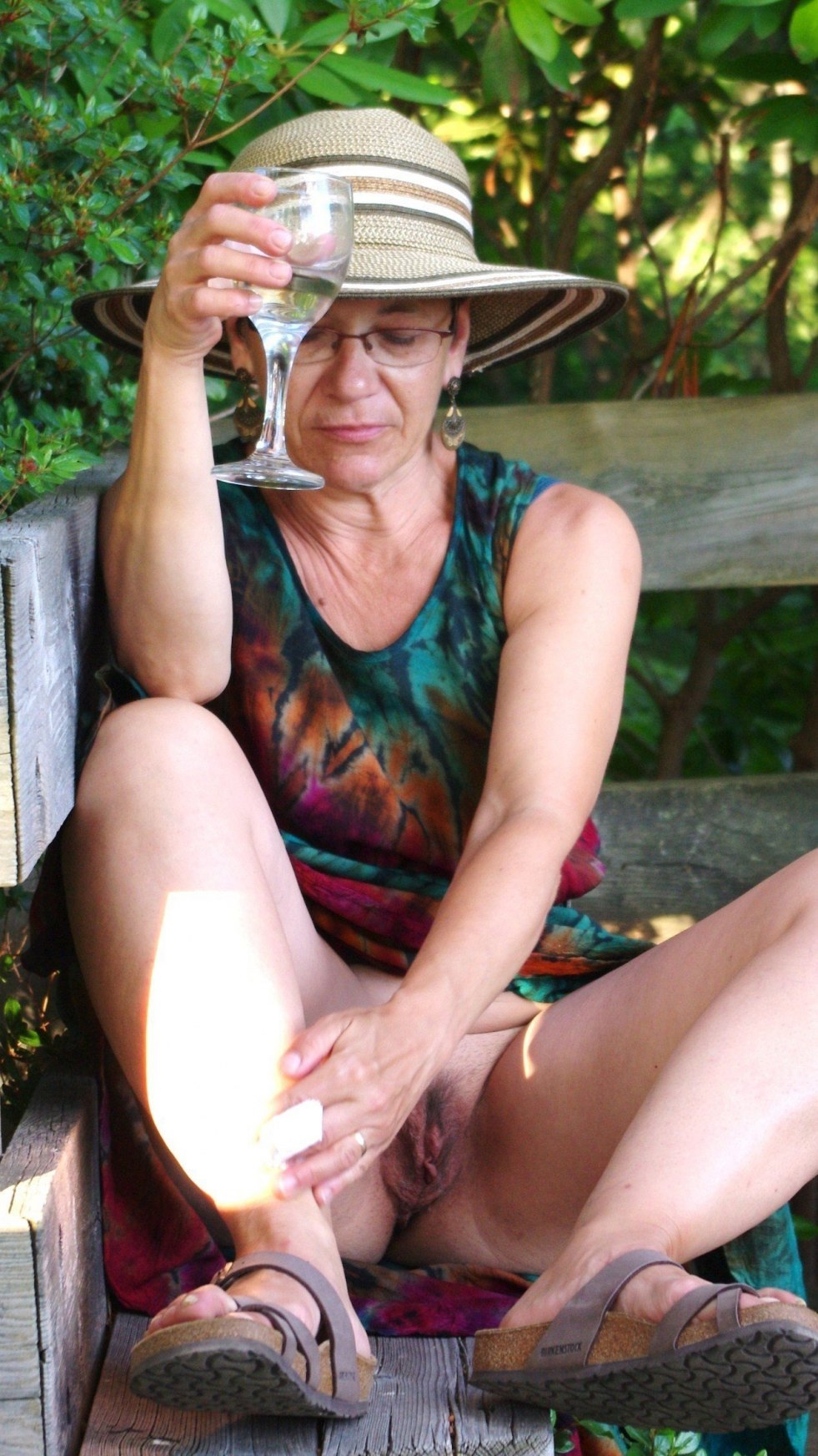 Older women without panties