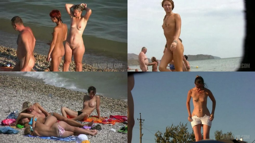 On a nudist beach Crimea