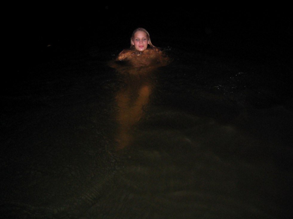 Epiphany bathing in shorts