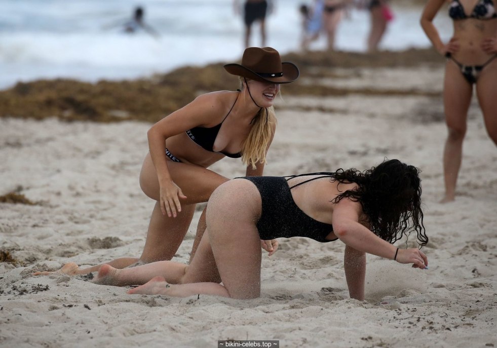 Fucks swimming on vacation