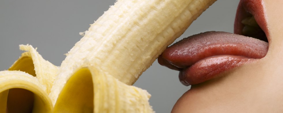 Banana in kisses