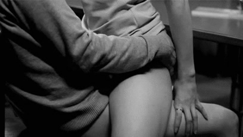 Climbed into the panties blonde