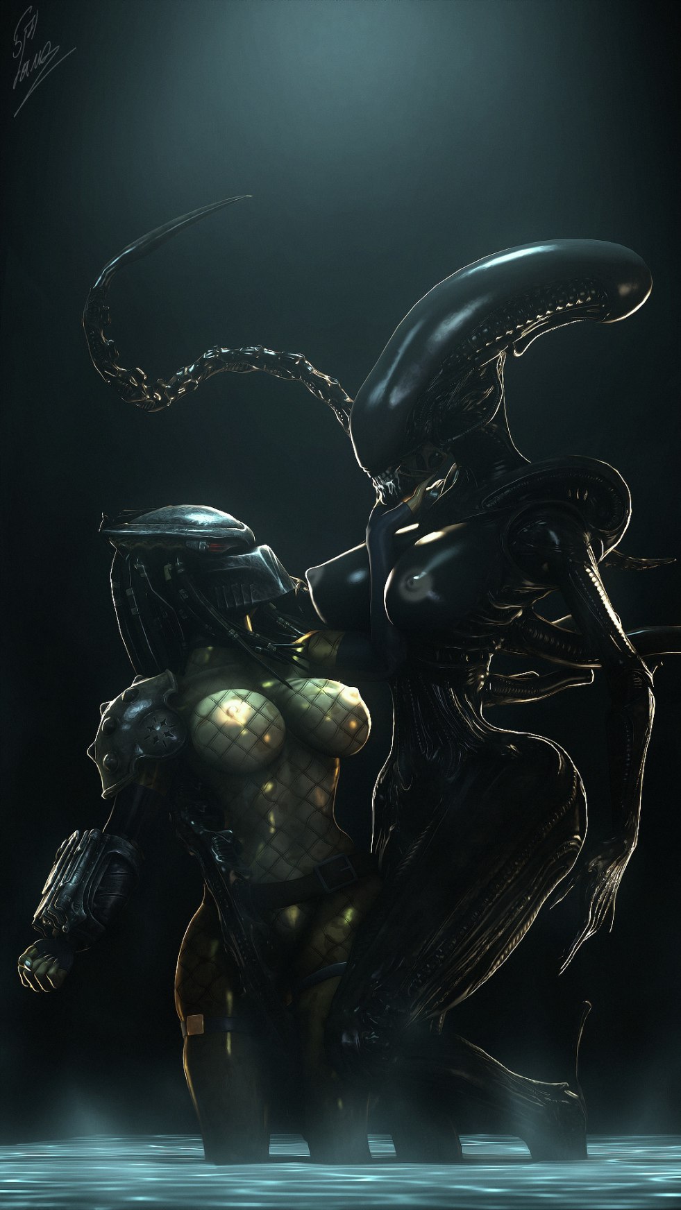 Xenomorph egg queen female hentai