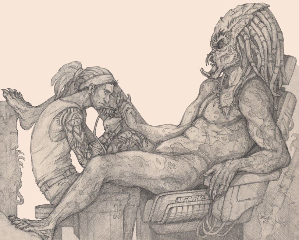 Hentai strange xenomorph and predator