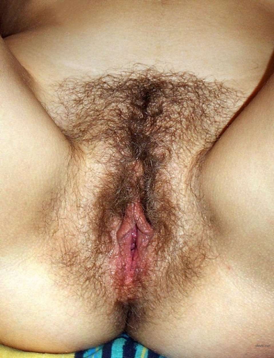 Hairy vagina younger