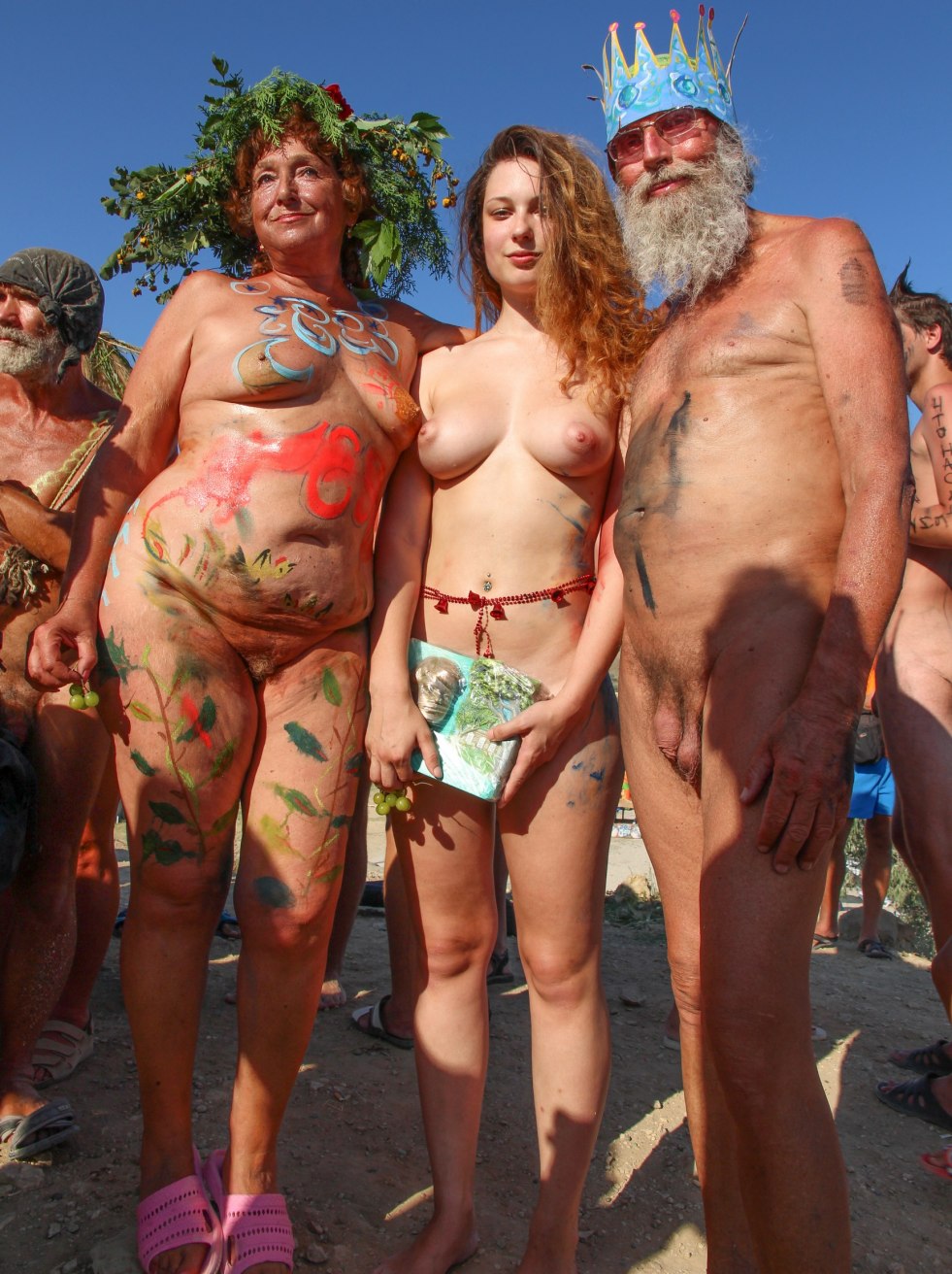 Naked nudist holidays