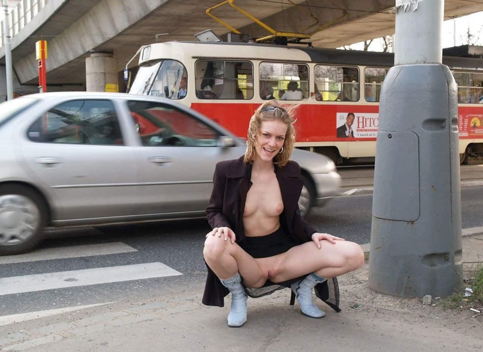 Beautiful girls without panties