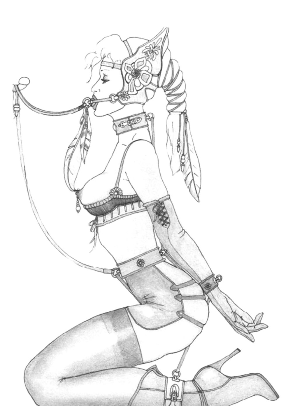 Anime girl pony bdsm