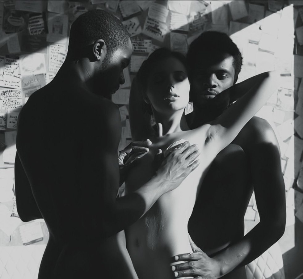 Erotic caresses are three