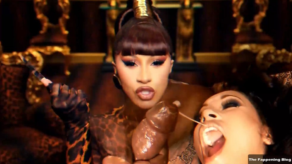 Cardi bi naked striptease