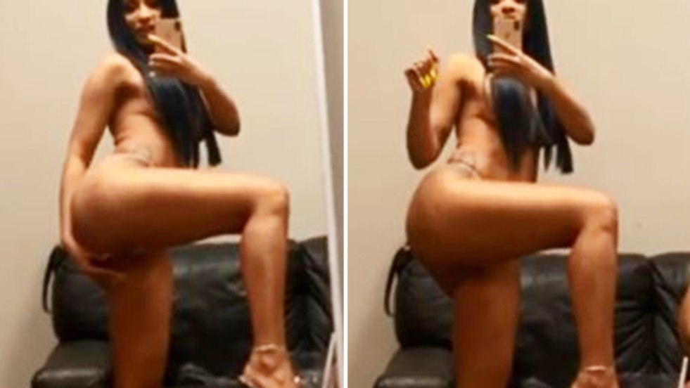 Cardi B stripper naked