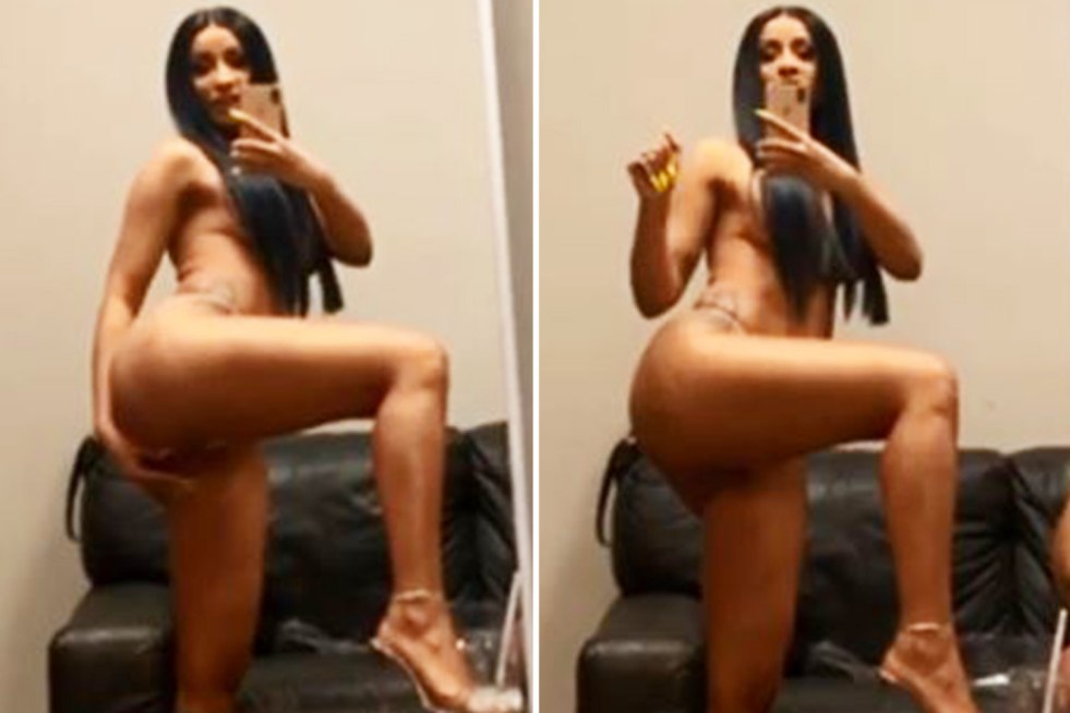 Cardi bi naked at a party