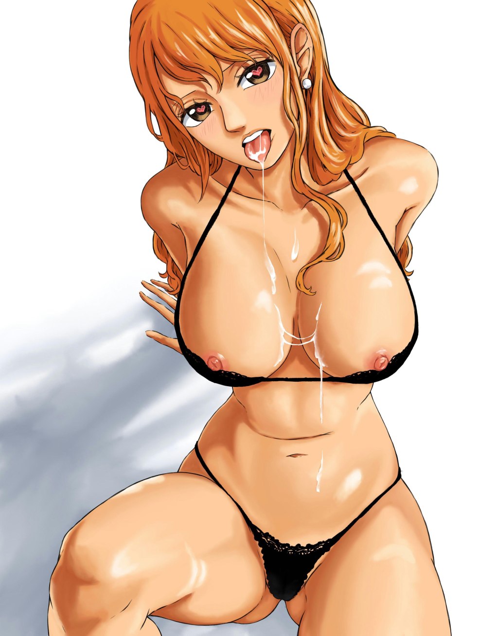 One Piece Nami long Hentai hair