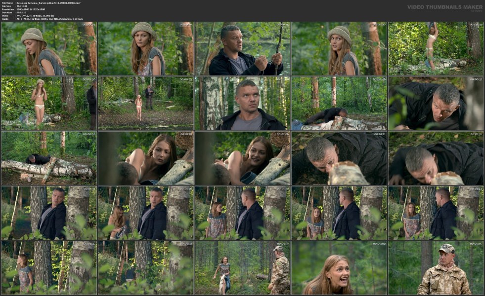 Anna Kazyuchits in a forestry