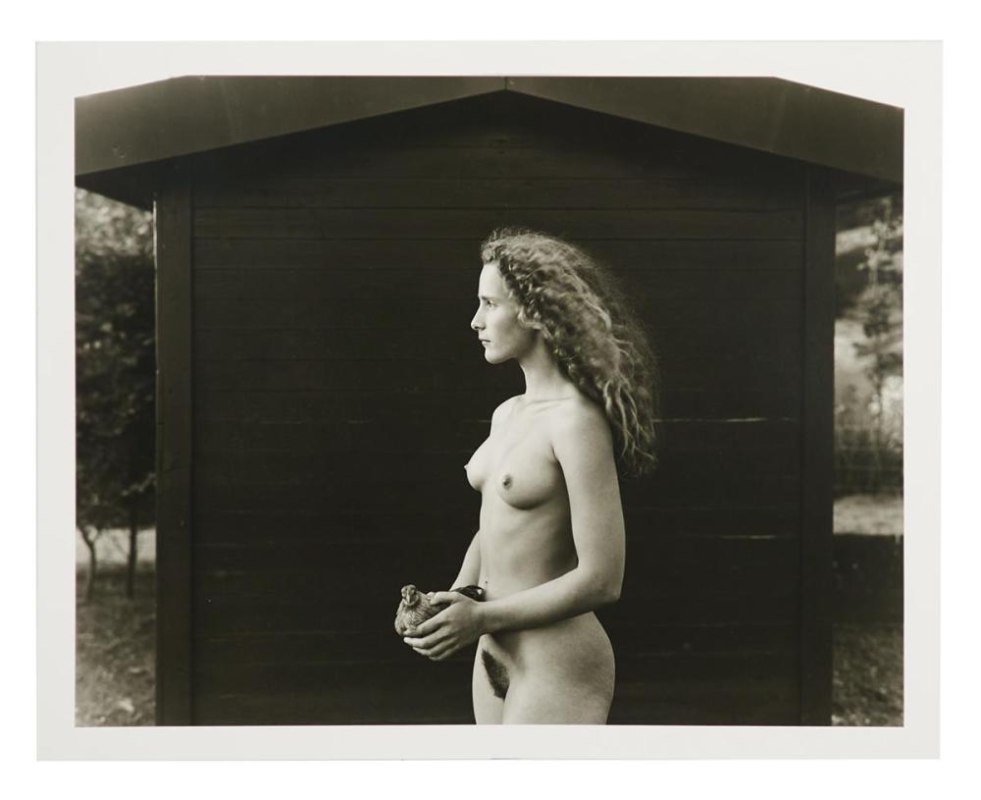 Naked on the street amateur