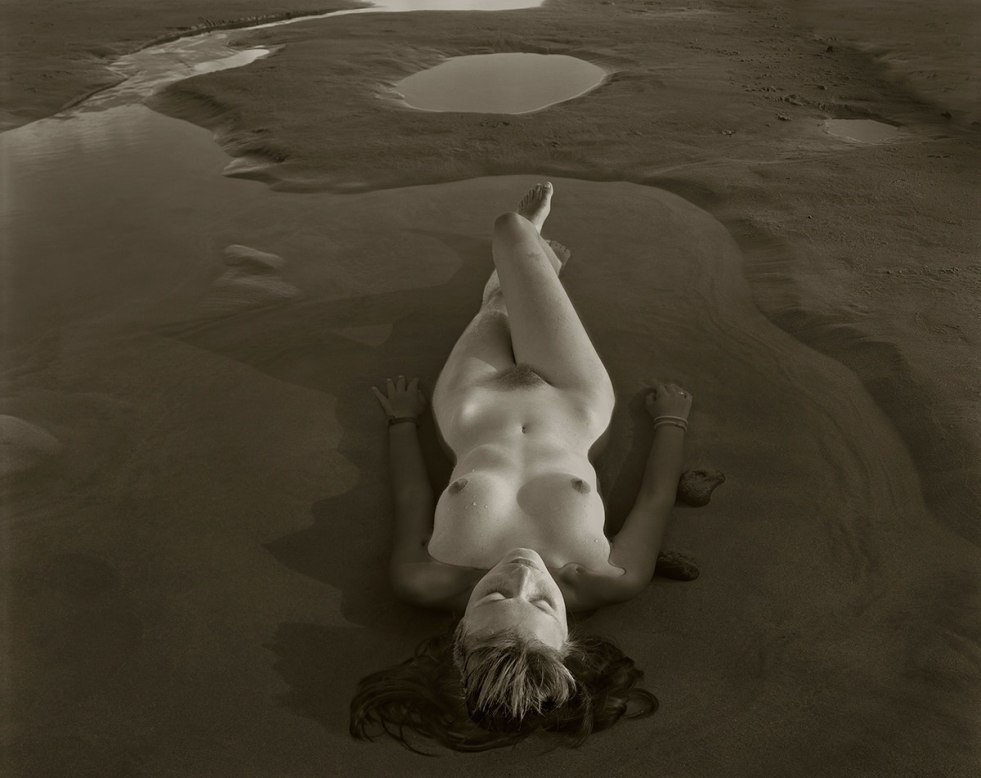 Naked women in different places