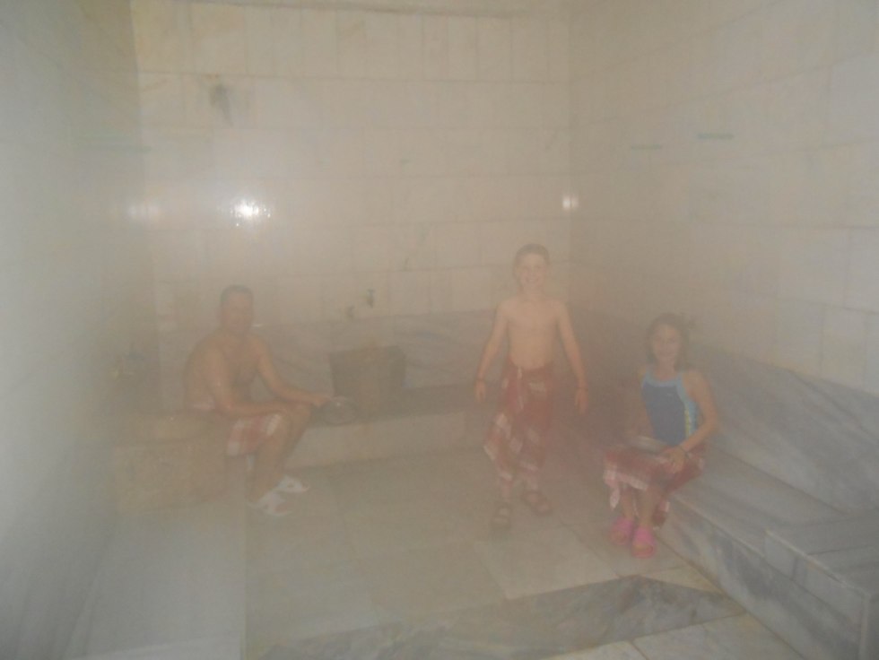 Beautiful blonde in the bath