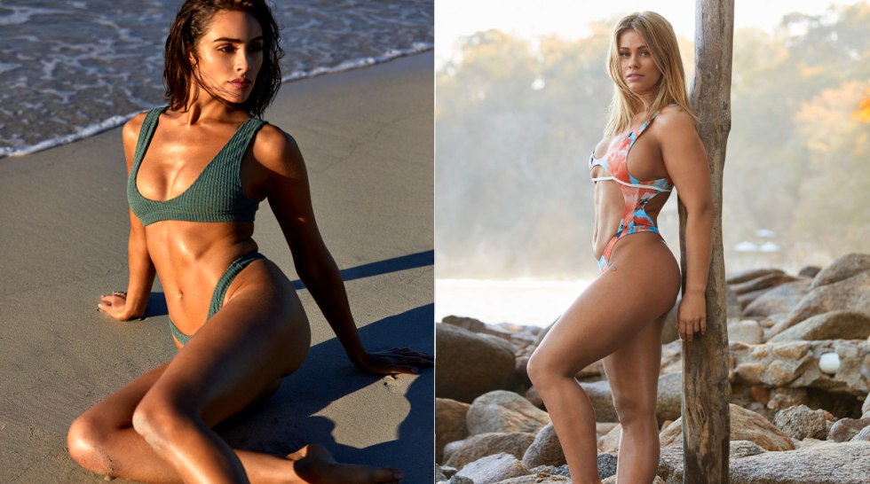 Annalena Baerbok in a swimsuit