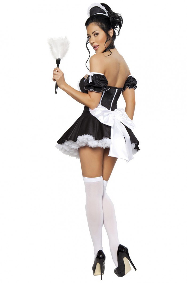 The costume is chic maid