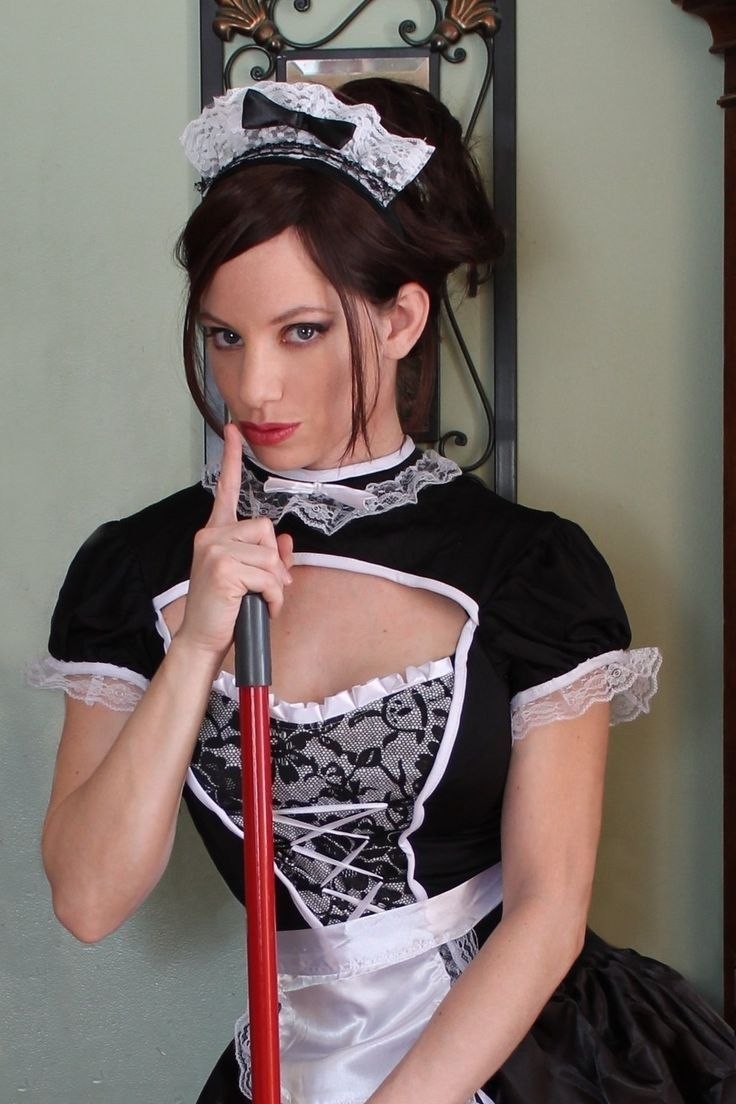 Girl in a suit of maid