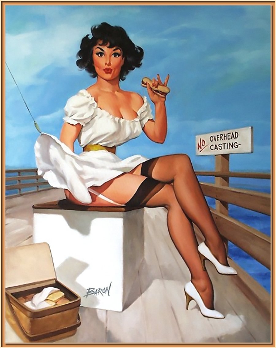 Retro pulling underwear