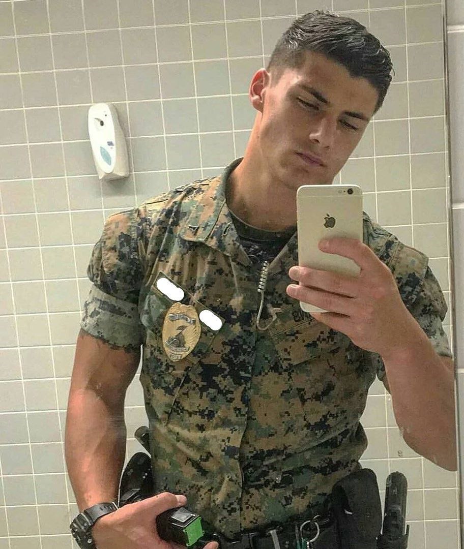 Beautiful guys in the army