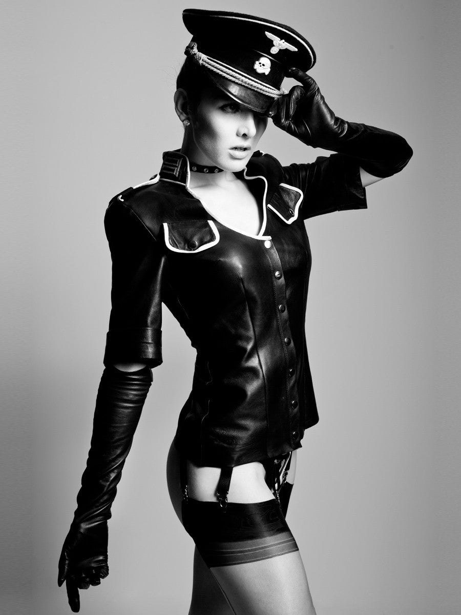 Naked women in German uniform