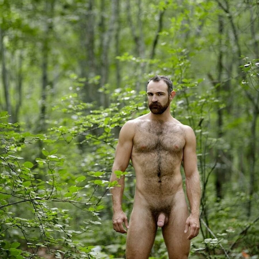 Girls undress in the mountains