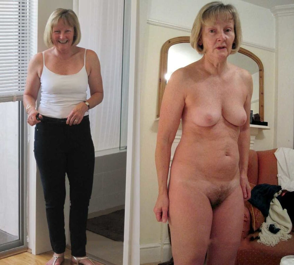 Mature Women Clothed and Immediatly Undressed (59 photos) picture